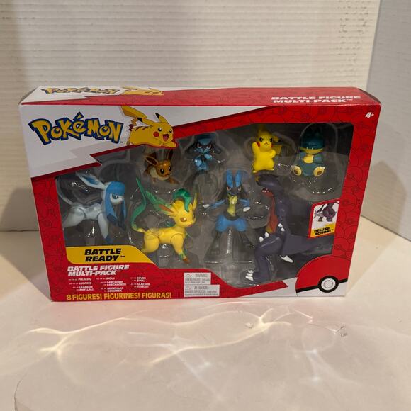 Pokemon Characters Set 8Pack 5-11cm - Pokemon Games New 2023 - Garchomp, Pikachu - Picture 4 of 4